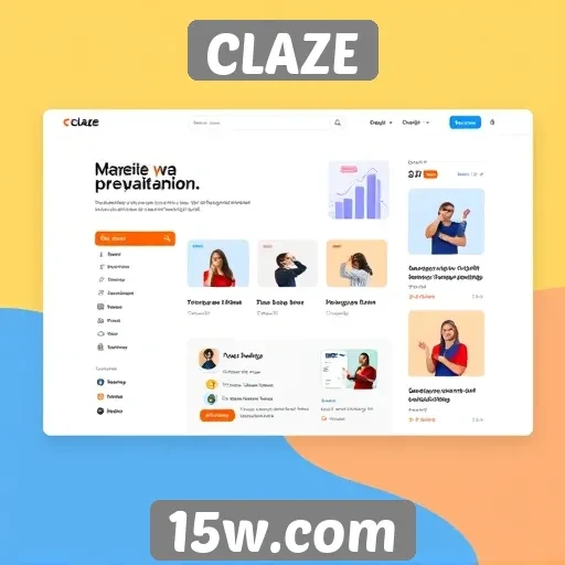 Melhorias na interface do usuário no site CLAZE